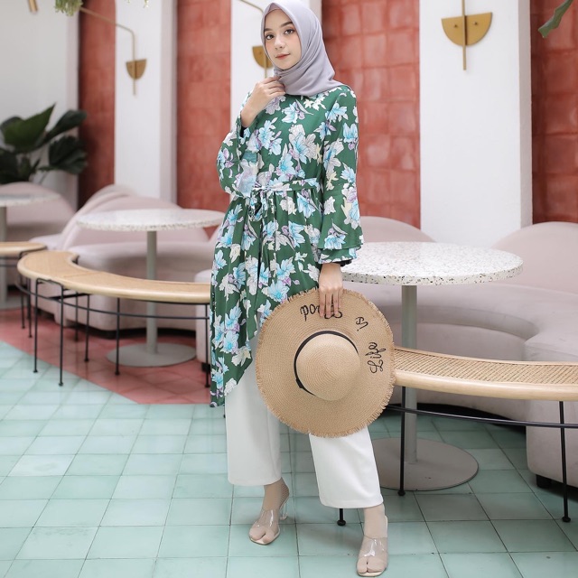 Koyu Hijab Baju Atasan Lusie tunik Hot Sale