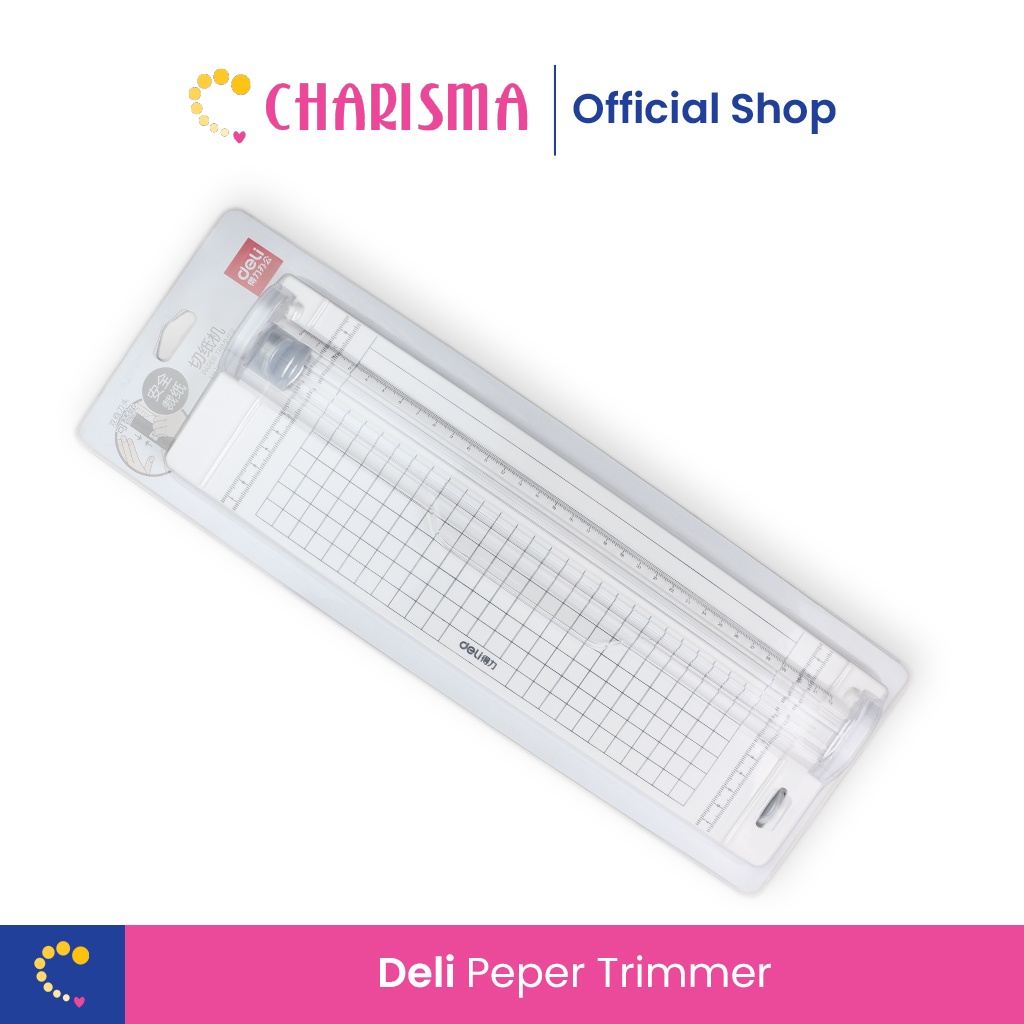 

DELI PAPER TRIMMER PORTABLE - PEMOTONG KERTAS A4 PUTIH 97626