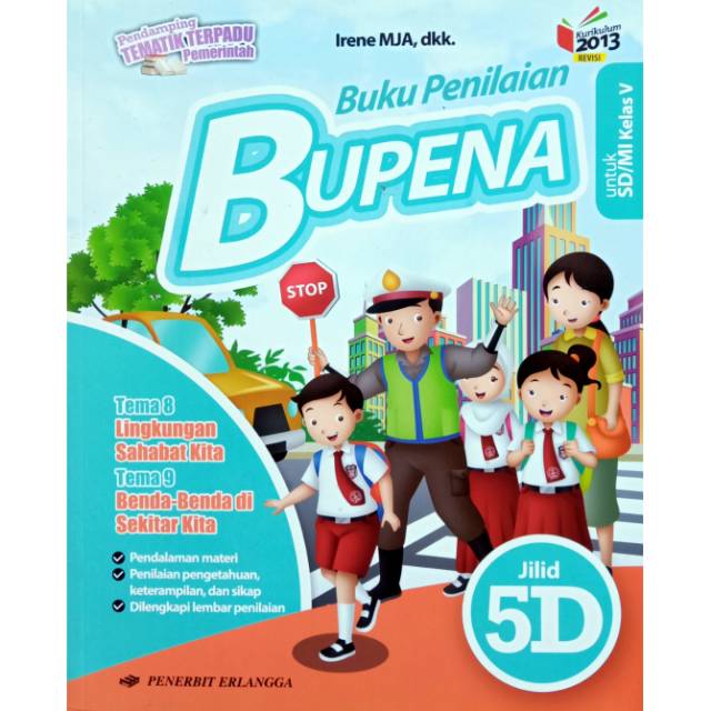 Bupena Buku Penilaian Jilid 5d Kelas 5 Sd Kurikulum 2013 Revisi Erlangga Shopee Indonesia
