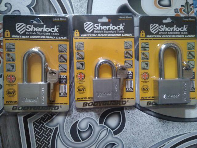 Gembok Sherlock Bodyguard 50mm Leher Pendek