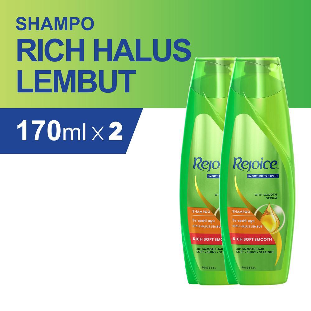 Rejoice Shampoo Rich 170 ml - Paket Isi 2