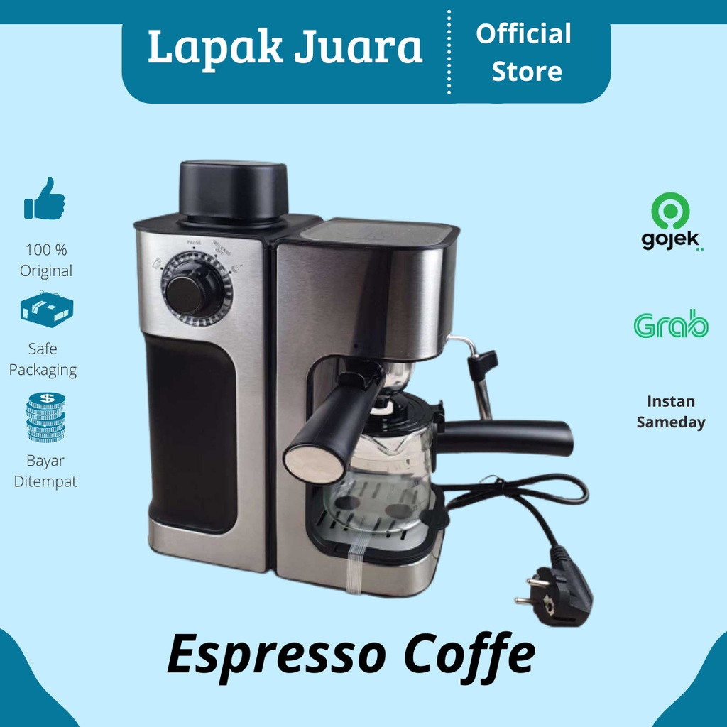 Edoolffe Mesin Kopi Semi Automatic Espresso Coffe Machine MD- Mesin Kopi Semi Automatic Espresso Cof