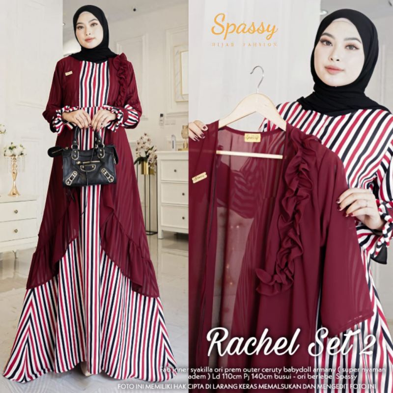 dress wanita RACHEL SET 2 LABEL A&L
