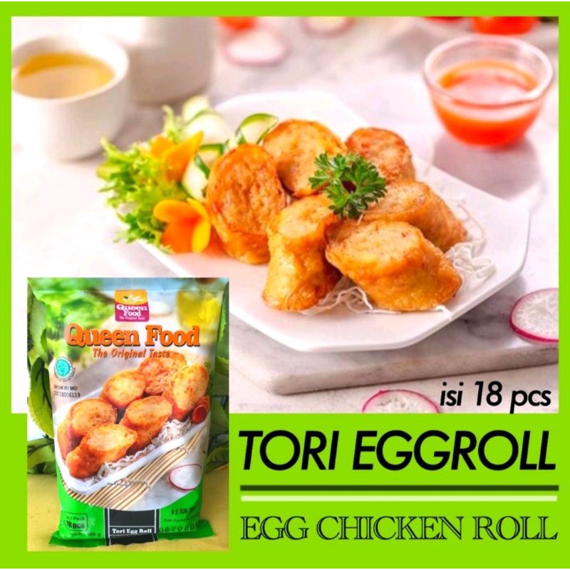 

QueenFood Tori Egg Roll 18pcs (400gr)