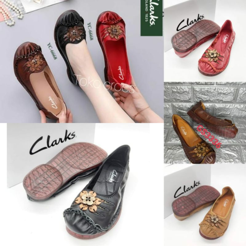 Clarks Bunga Melati Opera / Clarks milkweed flower flat