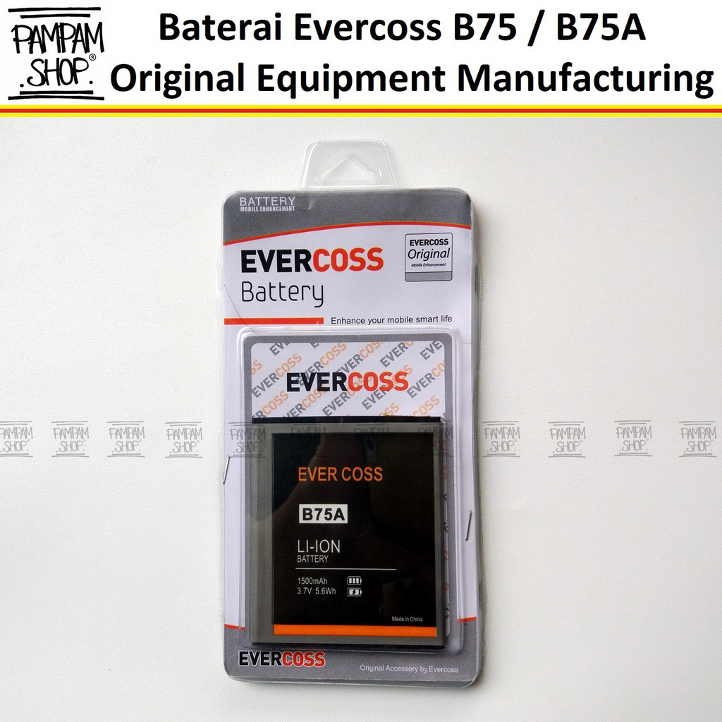 Baterai Evercoss B75 Elevate Y3+ Original Double Power | Batr,e Batrai, HP, B 75 Evercross