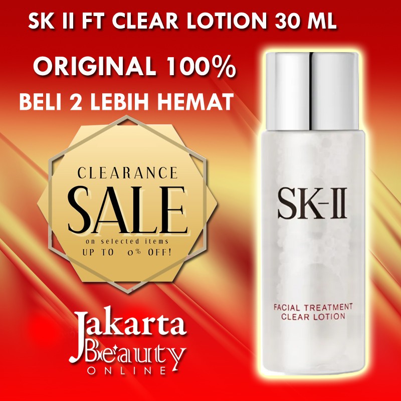 SK-II SK II SKII SK2 CLEAR LOTION UKURAN 30 ML TONNER SK-II