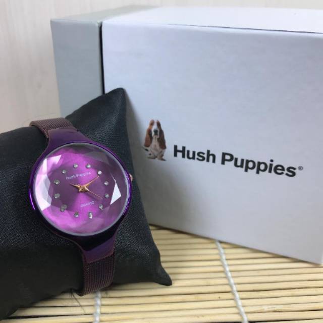 jam tangan wanita fashion Hush puppies rantai pasir free box