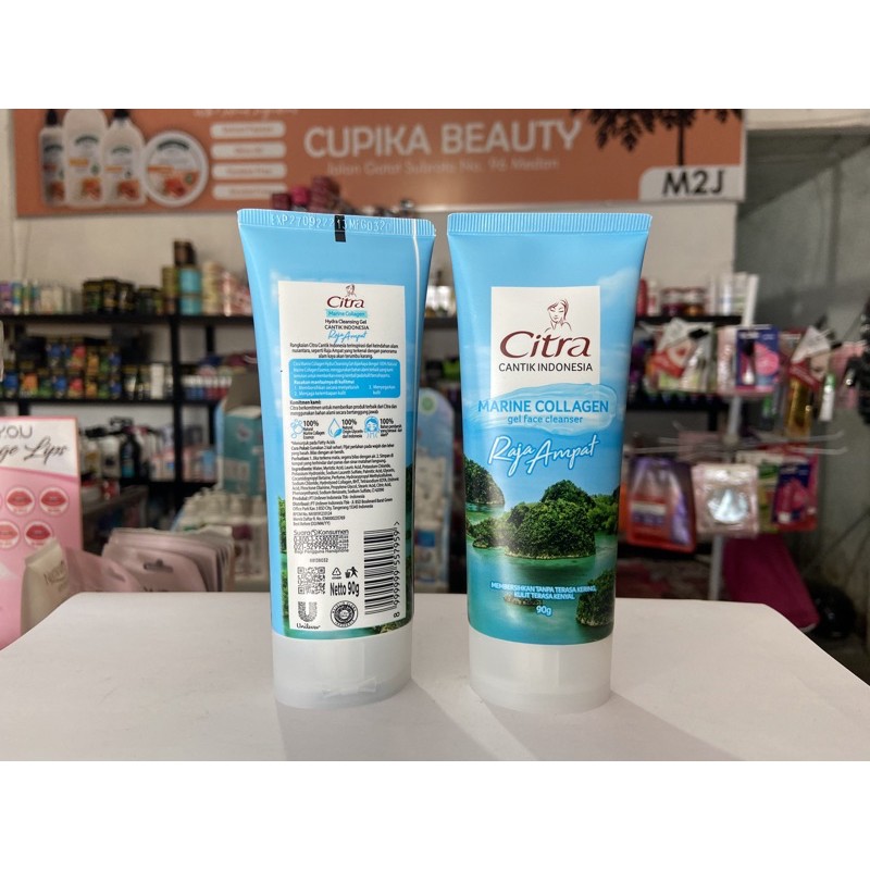 90 gr -- gel face cleanser -- citra marine collagen gel cleanser