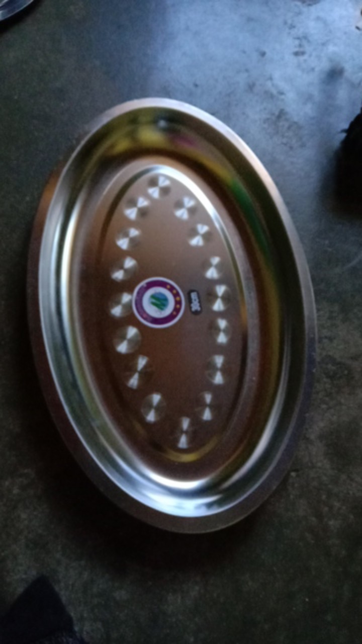 Nampan Oval / Baki Oval Stainless Steel 30 Cm