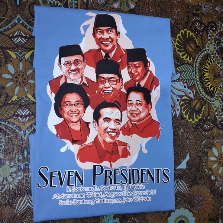 Kaos Presiden Indonesia | Kaos Presidenku | Kaos Presiden Jokowi | Soekarno | Kaos Nasionalis