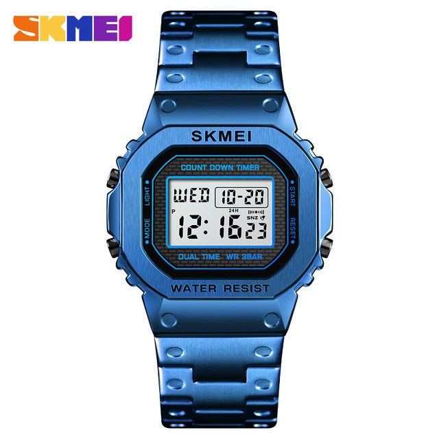 Jam Tangan Pria COWO / SKMEI Digital 1456 Men / Jam Tangan Digital LED Original / SKMEI