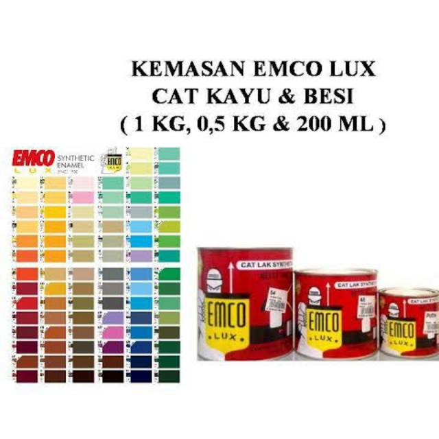 Cat Emco Besi Kayu 1 4 Kg Shopee Indonesia