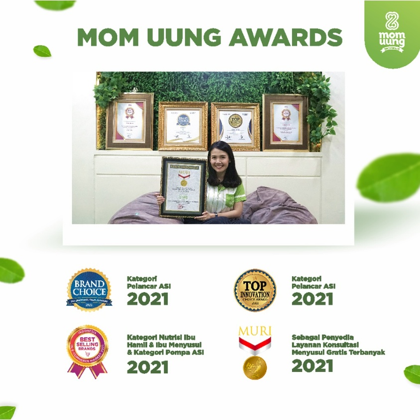 MOM UUNG Asi Booster Nipple Cream Natural Kapsul Pelancar Asi Halal BPOM 30 Kapsul dan 60 Kapsul Cookies Mom Uung Nipple Cream SBC CBKS