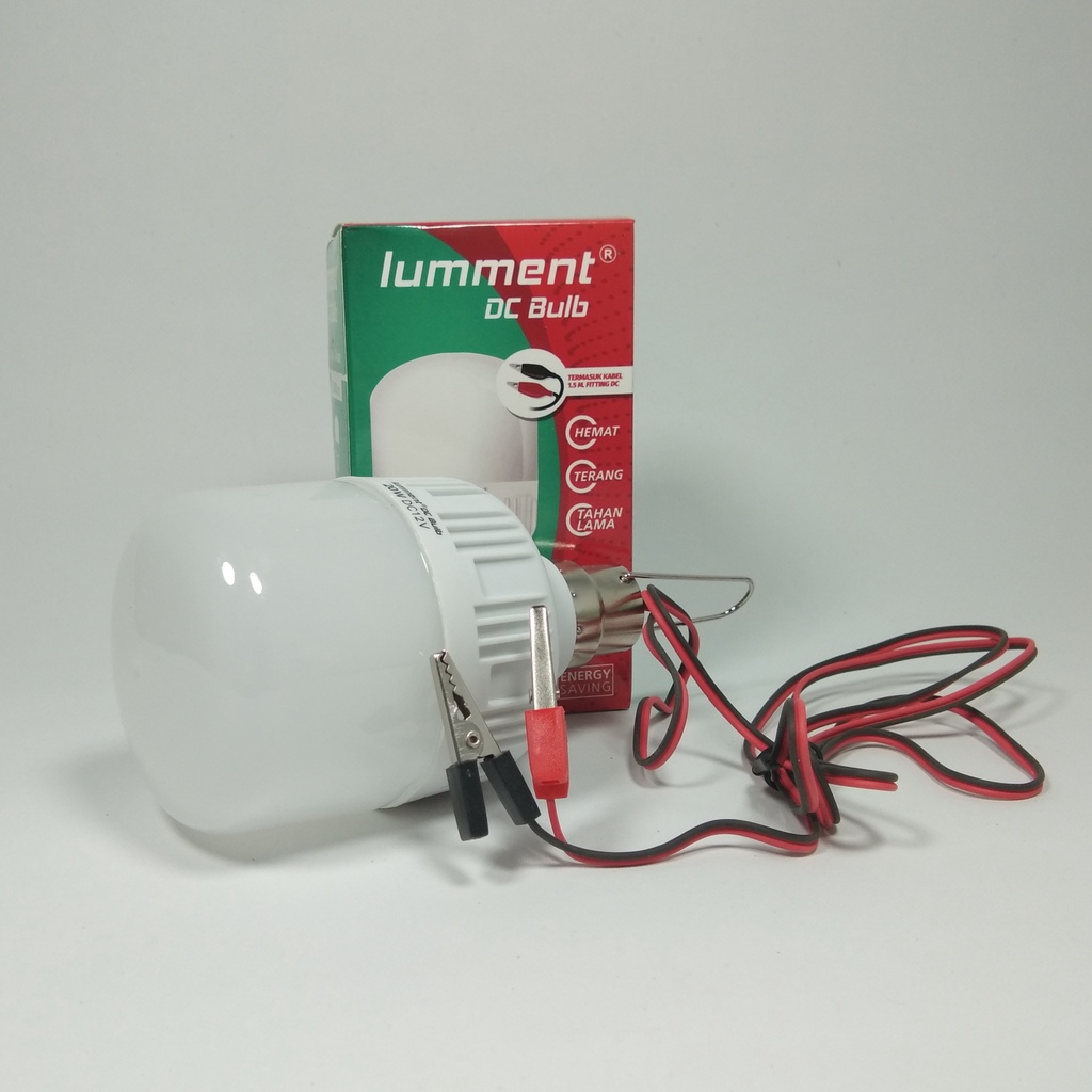 Lumment Lampu LED DC Bulb 12V / Lampu Aki - Cahaya Putih