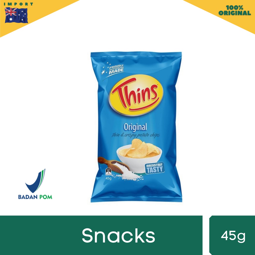 

Thins potato chips Australia 45 gr