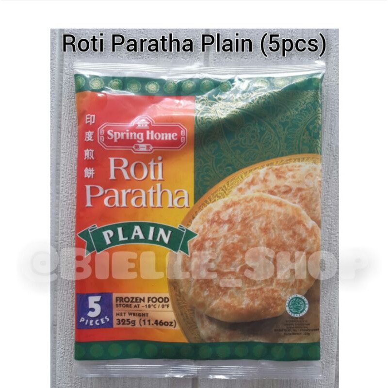 

Roti Paratha Spring Home Plain 325gr isi 5pcs
