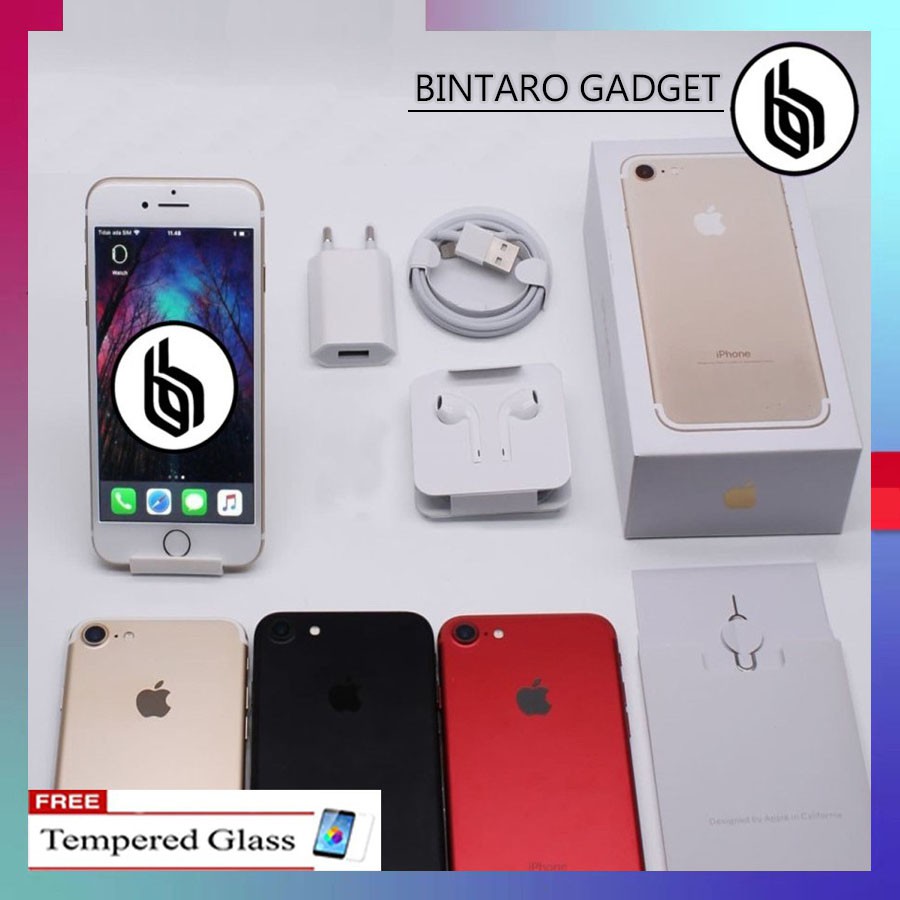 IPHONE 7 128Gb 64Gb 32GB Second Bekas Fullset Resmi-1