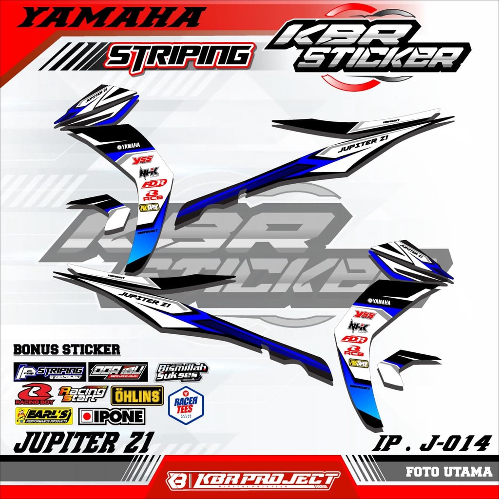 JUPITER Z1 (cod) stiker motor - striping jupiter z1 - motor yamaha - motor – Racing.14