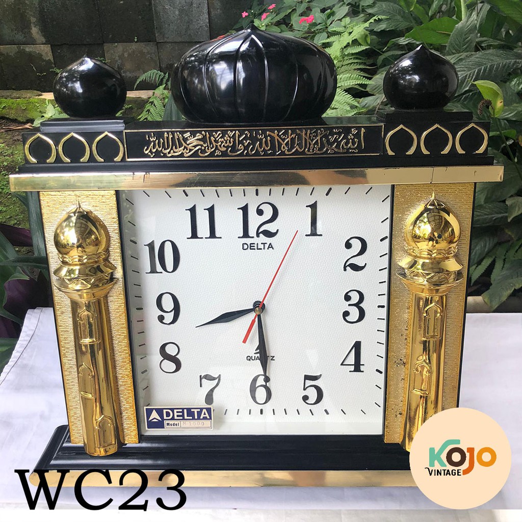 Jam Dinding Masjid Mesjid Antik Kuno Jadul Retro Klasik Classic Vintage Unik Delta