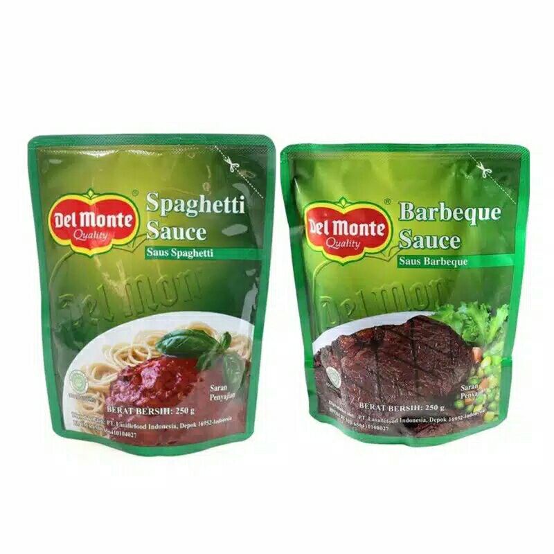 Delmonte Spaghetti Sauce, Barbeque Sauce Pouch 250gram