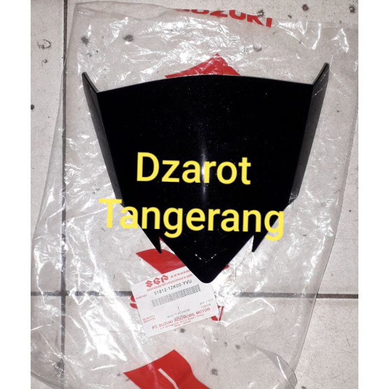 Visor Satria Fu Fi SGP Hitam Bening