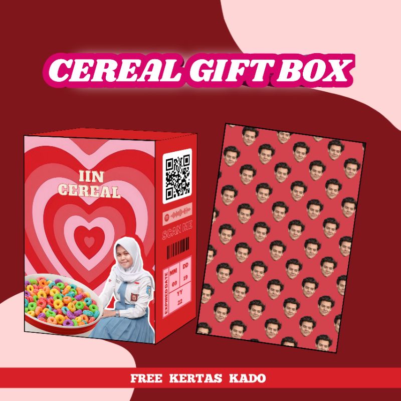 

CEREAL GIFT BOX FREE KERTAS KADO