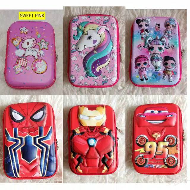 

TEMPAT PENSIL SMIGGLE LOL / UNICORN / SPIDERMAN / CAPT AMERICA / FROZEN / HELLO KITTY / OWL