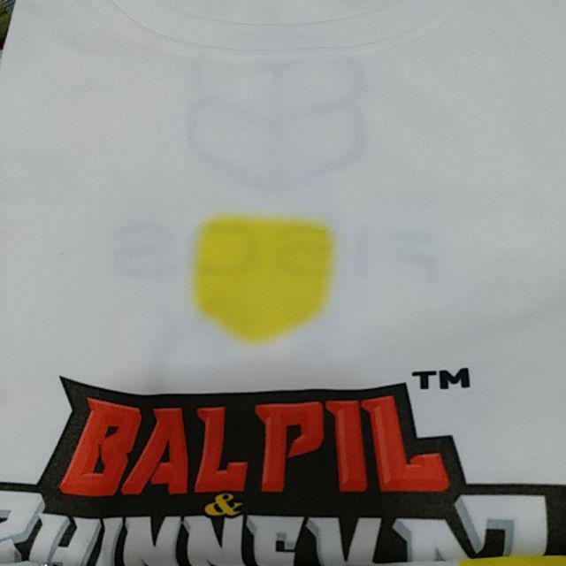 Kaos Katun Warna Putih Balpil & Bhinnekaz : Fisos Simbol Fisik
