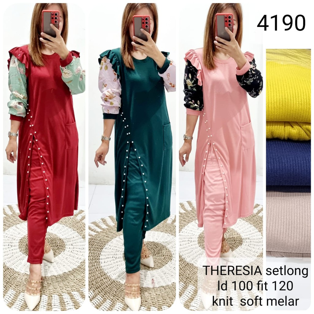 Sale... Set Long Tunik Import 4190