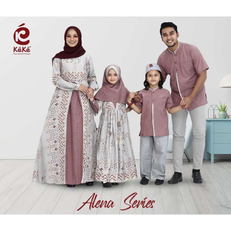 KEKE ALENA SERIES KOKO & GAMIS GREY MERLOT