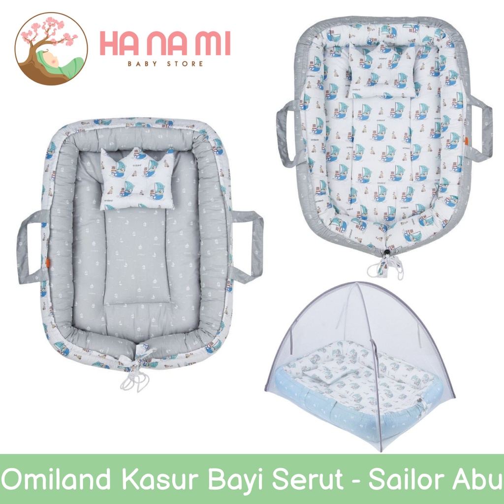 Omiland Kasur Bayi Serut + Kelambu