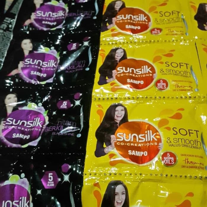 12 sachet ️UNILEVER Sunsilk Shampo Sunsil Shampoo RENCENG | 24 SACHETx x4,5ml