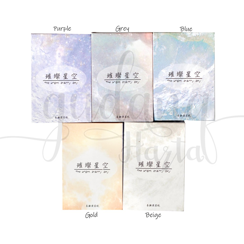 

Memo Polos Bungkus Planet Notes Memopad Unik DIY Scrapbook GCC 301400
