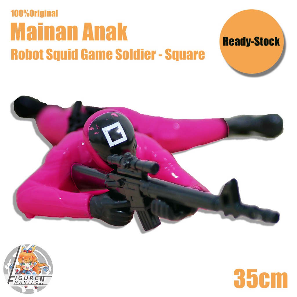 Mainan Anak -  Squid Game Soldier Toy Robot Bombing Session Perang Tentara Mainan lucu Murah Mainan Games Korea Mainan anak