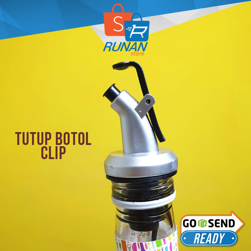 Tutup Botol Minyak Kecap Bottle Cap Karet Clip Tutup Wine Syrup Whisky