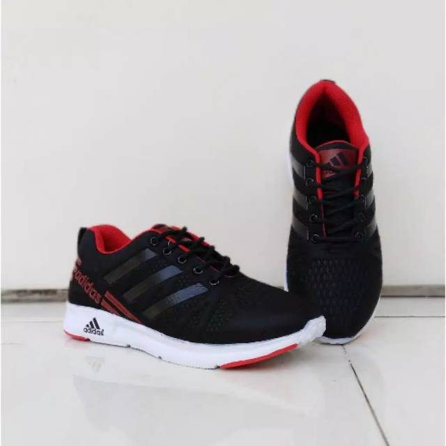 SEPATU ADIDAS TERBARU HITAM MERAH