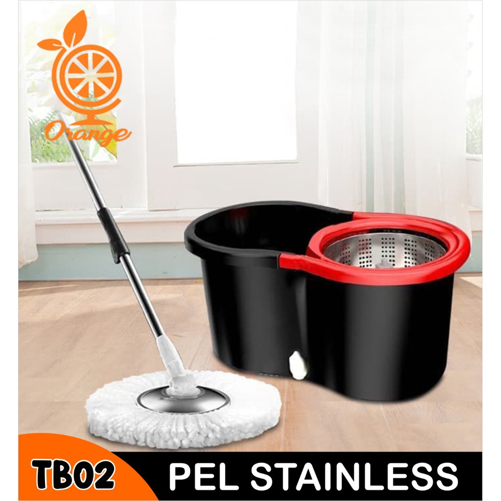 Alat Pel Lantai Ultra Spin Mop alat pel serbaguna pembersih lantai 1 SET