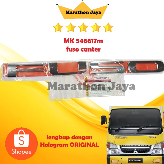 EMBLEM LOGO MITSUBISHI CANTER FUSO ORIGINAL