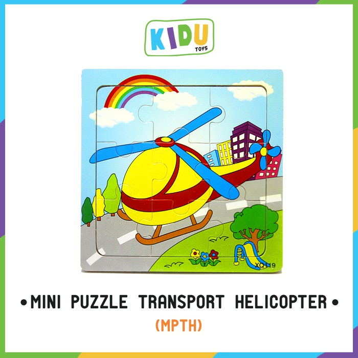 Mainan Anak Mini Puzzle Transport Kidu Toys