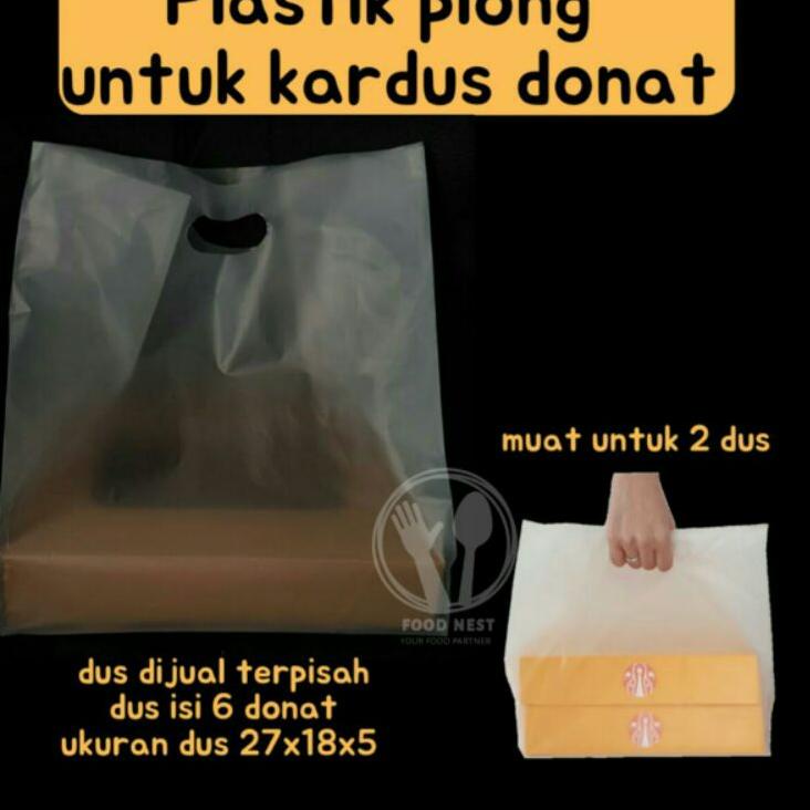 

Super Promo VFSFA [ISI 50PCS]KANTONG KRESEK DONAT BOX DONAT DUS DONAT DONUT 27X18.5 DOFF PLASTIK KRESEK / PLASTIK DONUT / KRESEK DONUT / PLASTIK DONUT / KRESEK DUS UNTUK DONAT KANTONG PLASTIK HD 28X30X045 UNTUK 1 BOX DONAT ISI 6 PLASTIK BENING KEMASAN BUN