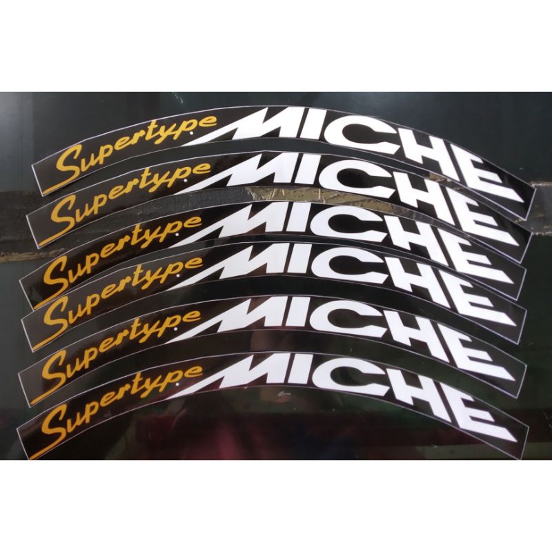 (Promo) Stiker velg 700C fixie dan roadbike lebar velg  2/3cm