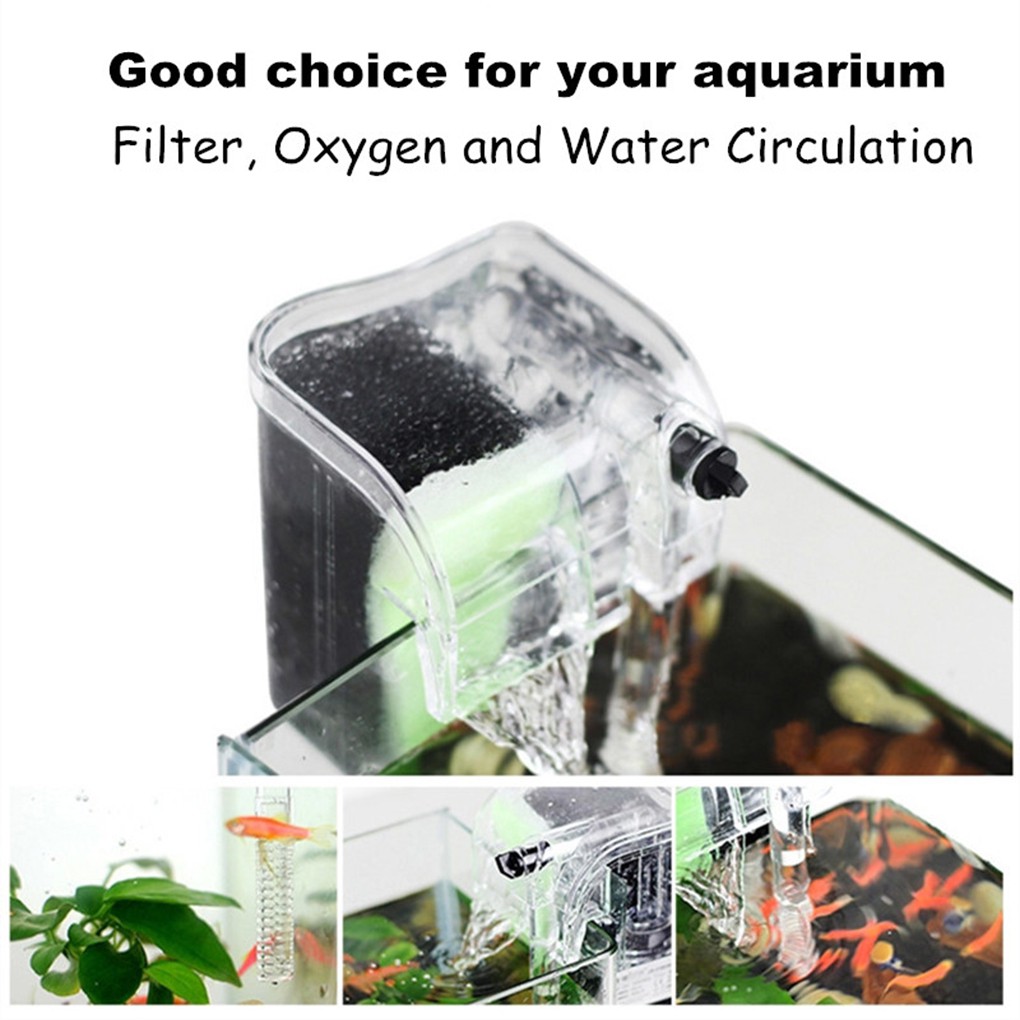 3 In 1 Hanging External Aquarium Filter Water Oxygen Circulation Filtrator Waterfall Filter Pump Fish Turtle Tank Shopee Indonesia Aquarium filter extension tube