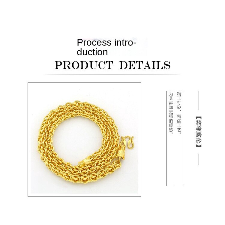 Kalung Emas Asli Kadar 375 Desain Naga Api Aksen Mutiara Ukuran 10m60cm113G Untuk Pria