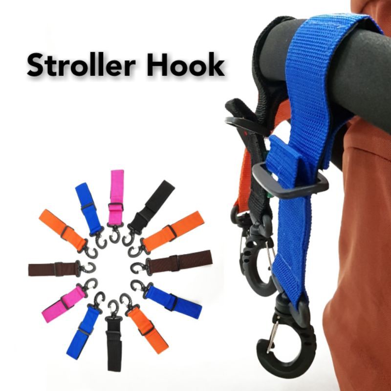 STROLLER HOOK GANTUNGAN TAS DI STROLLER s1