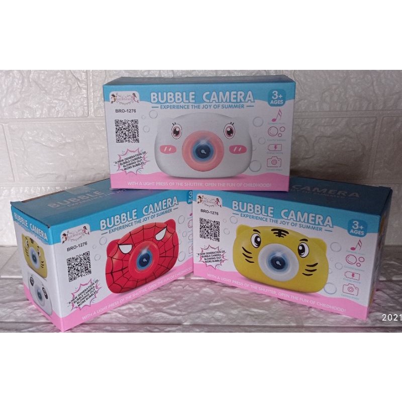 Bubble kamera mainan anak balon busa machine