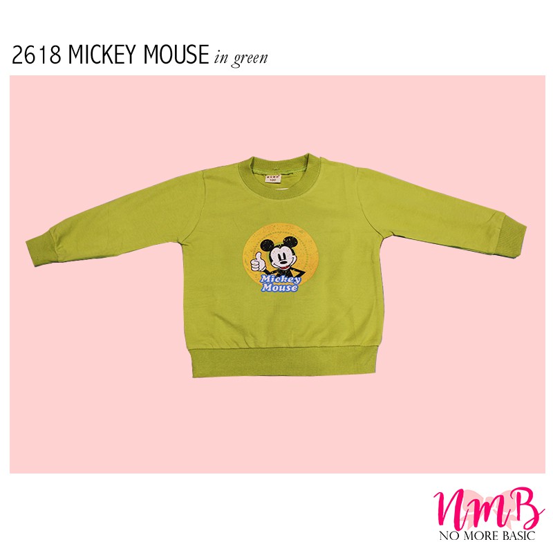 Kids Sweater 2618 Mickey Mouse - Baju Lengan Panjang Anak