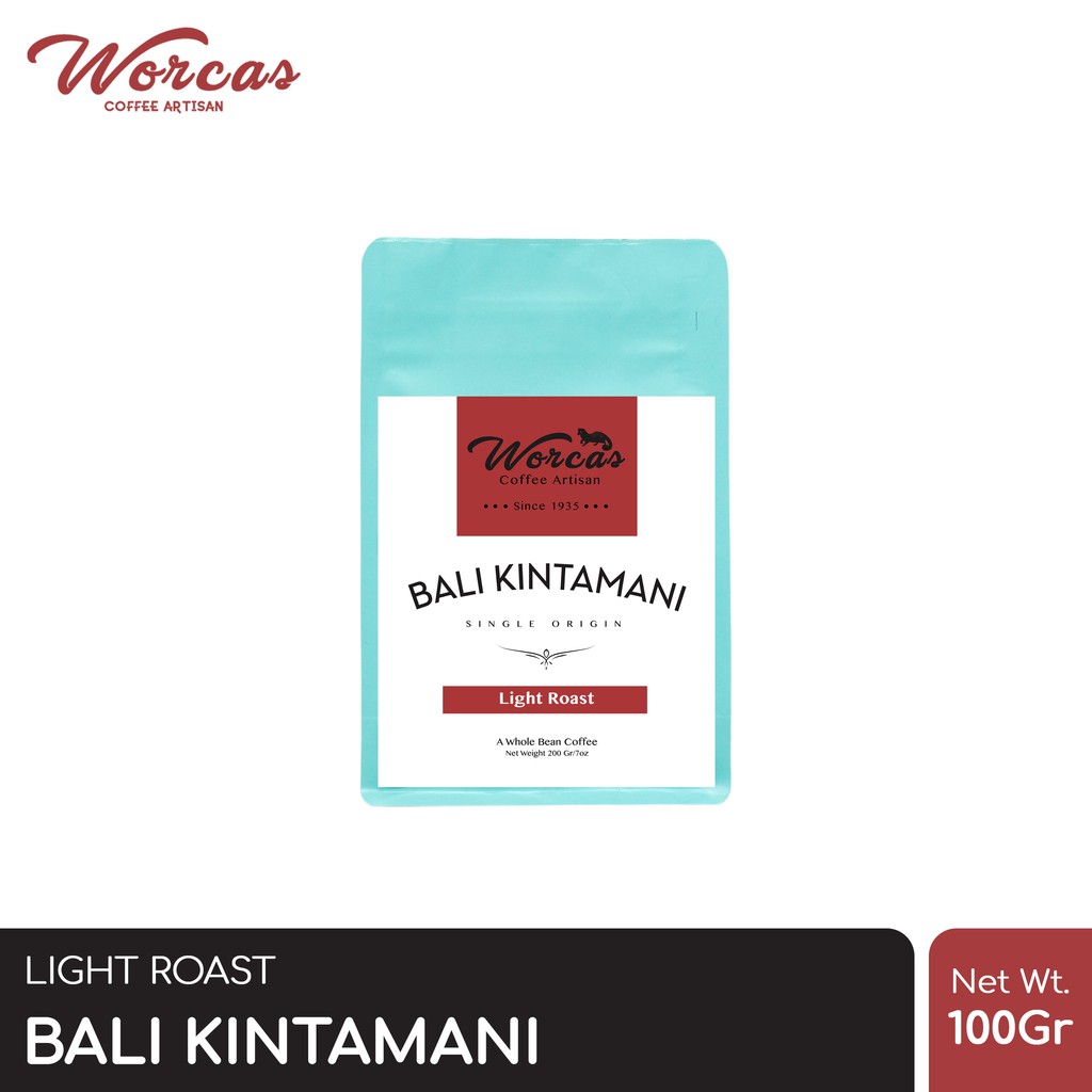 

WORCAS Kopi Arabika Bali Kintamani 200 Gram - Light Roast