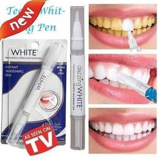 Pemutih Gigi merk Dazzling White
Instant Whitening Pen 
Profesional Strength Whitening Pen
