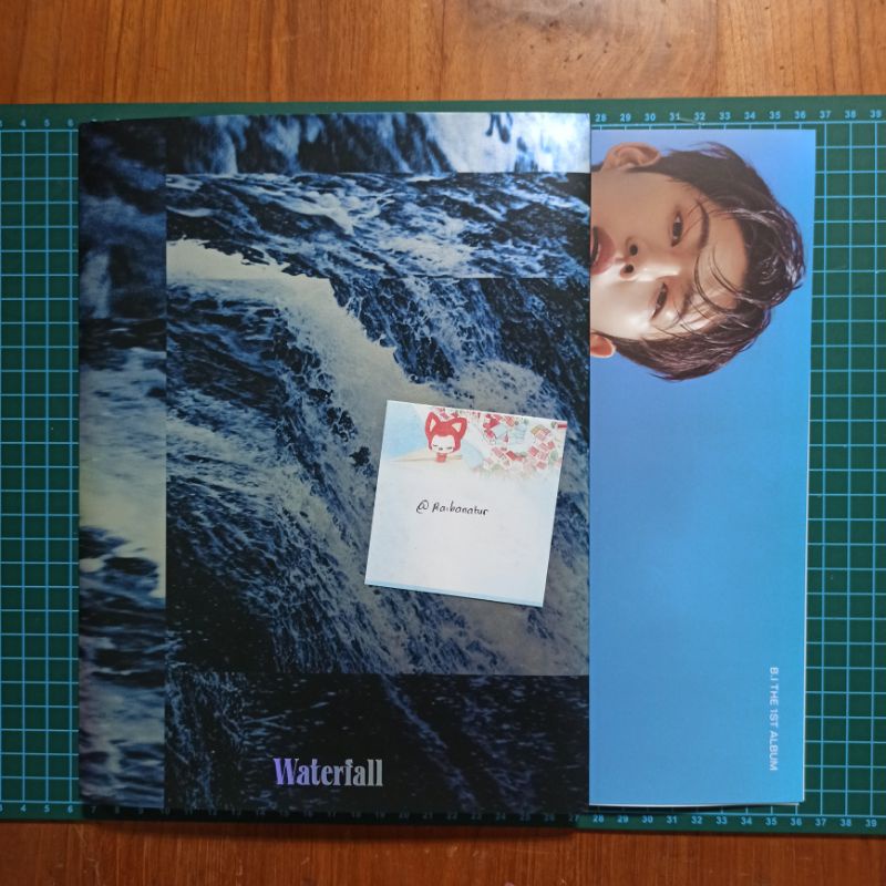 Hanbin B.I official album waterfall album only with folded poster poster seaside